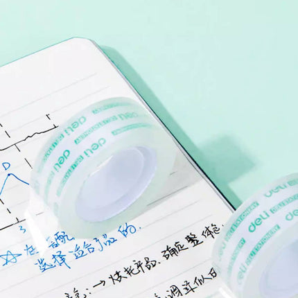 Deli Clear Stationery Tape Rolls Multipack Two Widths