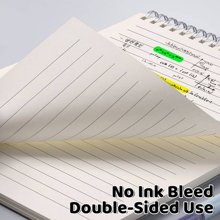 Top Flip Coil Lined Notebooks 5 Pack A6 A5 or A4