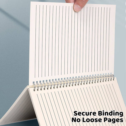 Lined Coil Notebooks 5 Pack A5 A4 Frosted Cover 80 Sheets