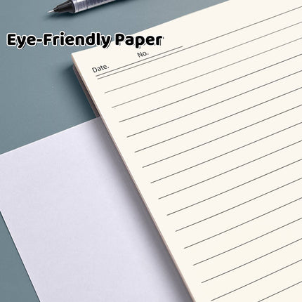 Lined Coil Notebooks 5 Pack A5 A4 Frosted Cover 80 Sheets