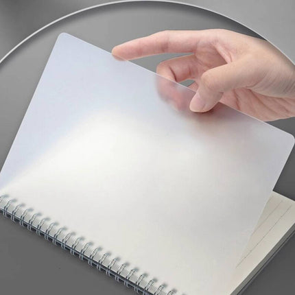 Lined Coil Notebooks 5 Pack A5 A4 Frosted Cover 80 Sheets