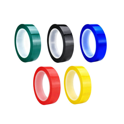 PET Colour Insulation Tape 5 Pack 18mm x 66m