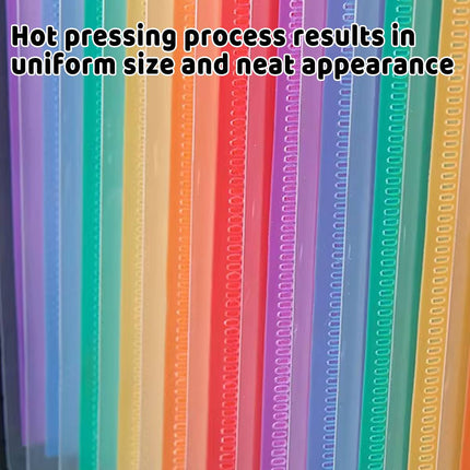 A4 Rainbow Expanding File Folder 13 Pocket Handle