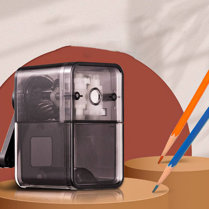 Manual Hand Crank Rotary Pencil Sharpener for Sketch Charcoal Drawing Pencils