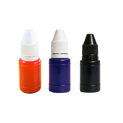 Photosensitive Stamp Ink 10ml Bottles 20 Pack