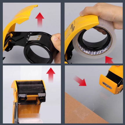 5cm Handheld Packing Tape Dispenser Hidden Blade Cutter