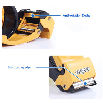 5cm Handheld Packing Tape Dispenser Hidden Blade Cutter