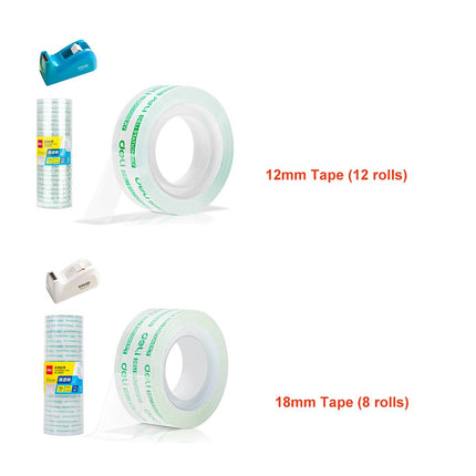 Deli Desktop Tape Dispenser with Clear Tape Pack