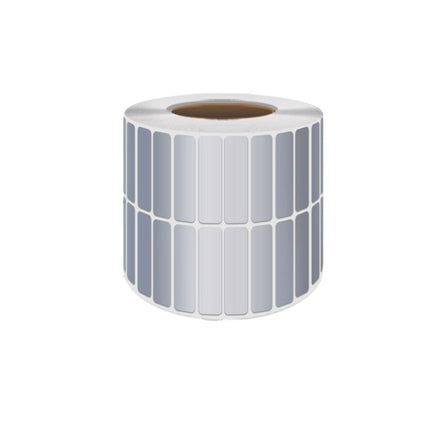 Silver Sticker Labels Thermal Transfer Waterproof Self Adhesive Gift Decoration 1 Row