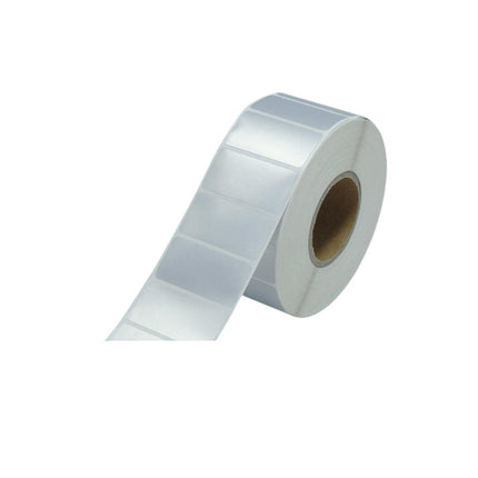 Silver Sticker Labels Thermal Transfer Waterproof Self Adhesive Gift Decoration 1 Row