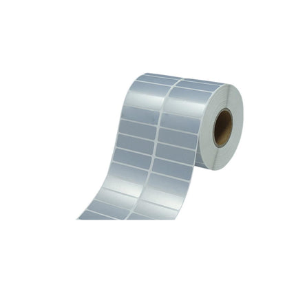 Silver Sticker Labels Thermal Transfer Waterproof Self Adhesive Gift Decoration 1 Row