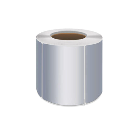 Silver Sticker Labels Thermal Transfer Waterproof Self Adhesive Gift Decoration 1 Row