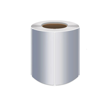 Silver Sticker Labels Thermal Transfer Waterproof Self Adhesive Gift Decoration 1 Row