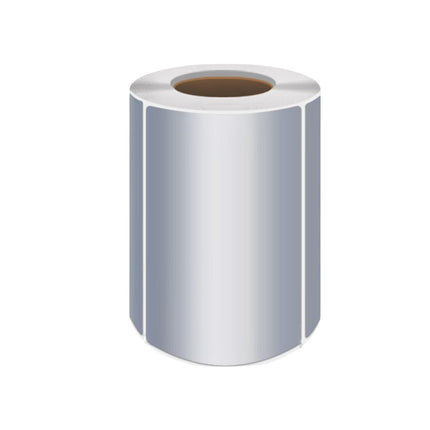 Silver Sticker Labels Thermal Transfer Waterproof Self Adhesive Gift Decoration 1 Row