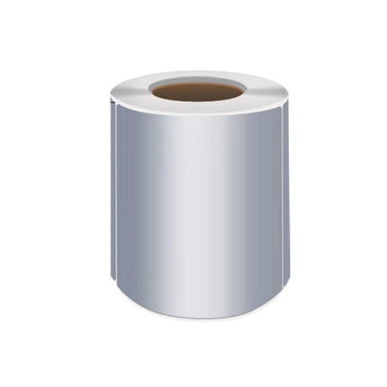 Silver Sticker Labels Thermal Transfer Waterproof Self Adhesive Gift Decoration 1 Row