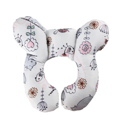 Baby Soft U-Shaped Auto Car Seat Stroller Head Neck Support Pillow Cushion Au - Aimall