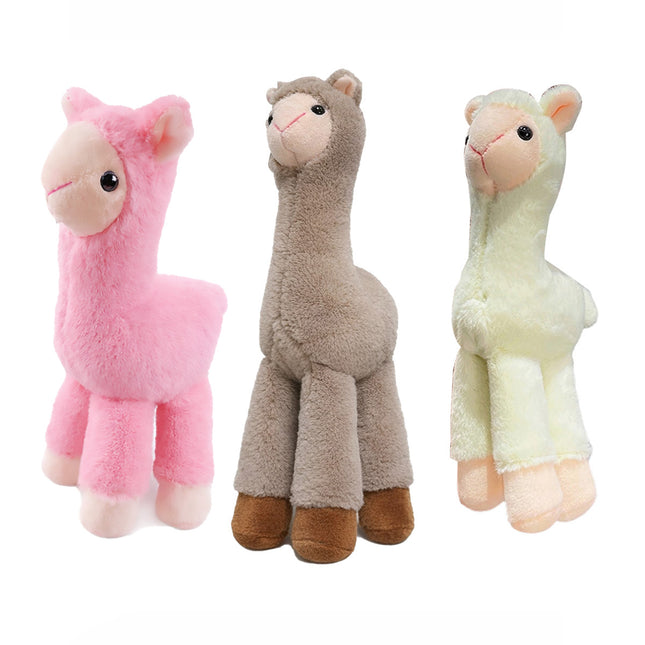 Cute Mini Alpaca Soft Plush Stuffed Doll Toys Keychain Cartoon Bag Pendant