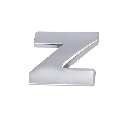 A-Z Alphabet Letters Car Sticker Self Adhesive Auto Badge Emblem 3D Chrome Good - Aimall