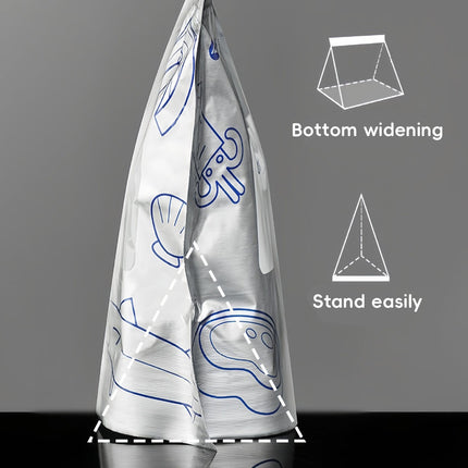 Aluminum Foil Freezer Storage Bags 100 Pack 3 Sizes
