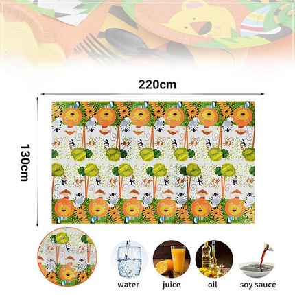 Animal Jungle Zoo Safari Party Supplies Plastic Tablecloth Table Cover