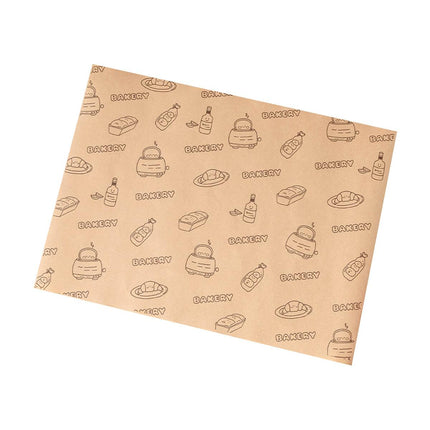 100pcs Sandwich Wrappers Oil Blotting Coated Paper Air Fryer Baking Parchment