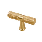 Light Luxury Cabinet Handle Full Copper Gold Straight Knurled Drawer Door Pull