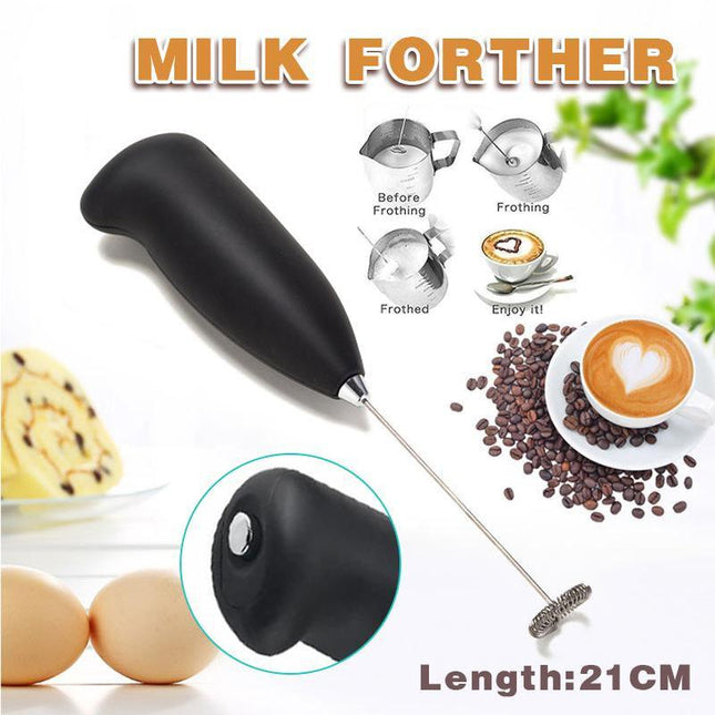 Milk Frother for Coffee Handheld Frother Electric Whisk, Milk Foamer, Mini Mixer - Aimall