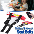 Adjustable Airplane Travel Safety Seat Strap for Children Toddler Secure Seat Belt