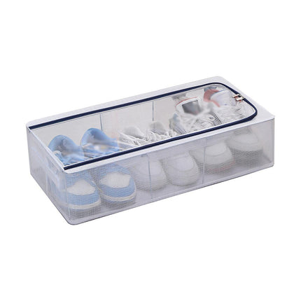 Visible Dustproof Transparent Storage Box Home Organizer for Clothes Toys Shoes