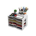 Large Capacity Multi Layer Desktop File Storage Rack Office Document File Rack
