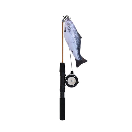 Retractable Feather Cat Play Stick Interactive Cat Fishing Rod Toy Durable