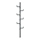 Indoor Floor Standing Telescopic Coat Rack with 6 Hooks Space Saving Daily Use