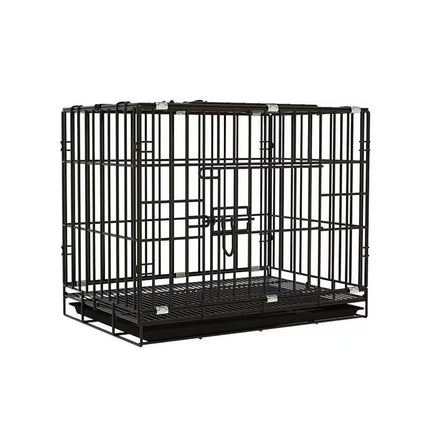 Metal Dog Crate Pet Cage with Divider for Puppies Cats Kennel Indoor Pet House