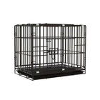 Metal Dog Crate Pet Cage with Divider for Puppies Cats Kennel Indoor Pet House