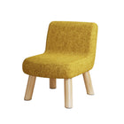 Fabric Ottoman Foot Stool Rest Pouffe Padded Footstool with Wood Storage Seat