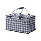 Foldable Picnic Basket Outdoor Camping Carrying Basket Portable Food Storage