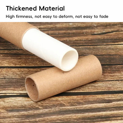 20Pcs Paper Storage Tube Set Craft Organiser Small Item Container Kraft Packaging
