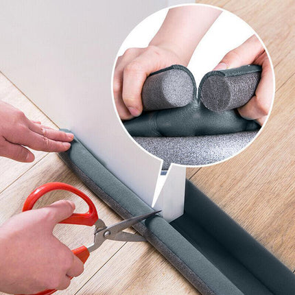 Door Bottom Seal Draft Stopper Guard Threshold Sealing Strip Wind Dust Protector