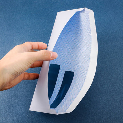 50 Pack White Double Window Business Envelopes Peel and Seal Mailing Envelopes