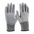 5 Pairs Cut Resistant Gloves PU Coated Safety Hand Protection for Kitchen Work