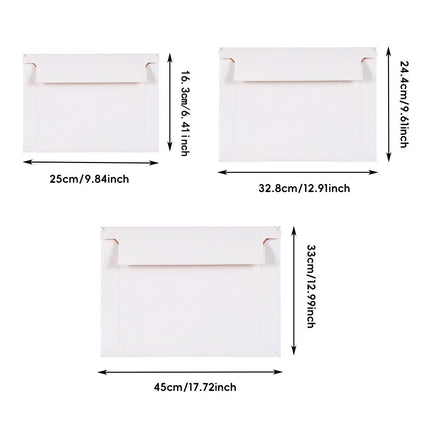 Self Seal Mailing Envelopes 250g Thickened Document Bags Easy to Open Durable