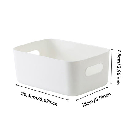 10pcs Plastic Storage Baskets for Bathroom Kitchen Desktop Miscellaneous Items