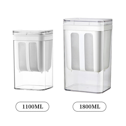 1100/1800ml Yogurt Whey Strainer with Stainless Steel Mesh for Yogurt Making Use
