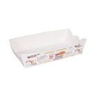 100pcs Paper Food Trays Large Disposable Boats for Hot Dog Taco Nacho Party Use