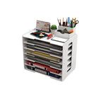 Large Capacity Multi Layer Desktop File Storage Rack Office Document File Rack