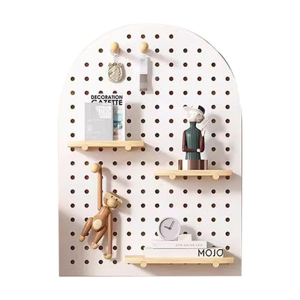 Wall Storage Shelf Panel Display Rack Cave Style Porch Shelf For Home Decoration