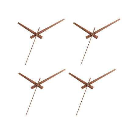 Genuine Wooden Clock Hands Natural Wood Color Precise Craft Smooth Edge Durable