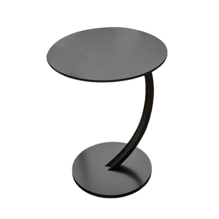 C-Shaped Side Table Sturdy Durable for Living Room Bedroom Office Space Saving