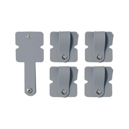 5pcs Charging Cable Earphone Winder Data Cable Organizer Clip Holder for Home
