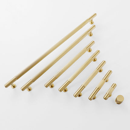 Striped Cabinet Handle Light Luxury Modern Drawer Pull for Furniture Cupboard
